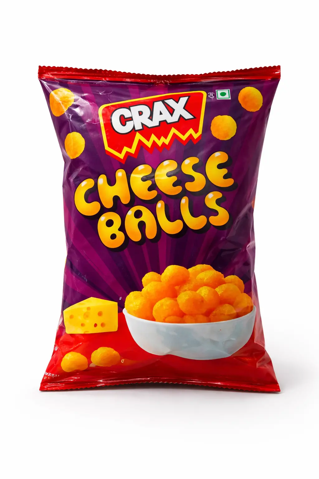 Crax Cheese Balls Namkeen (Rs. 25)