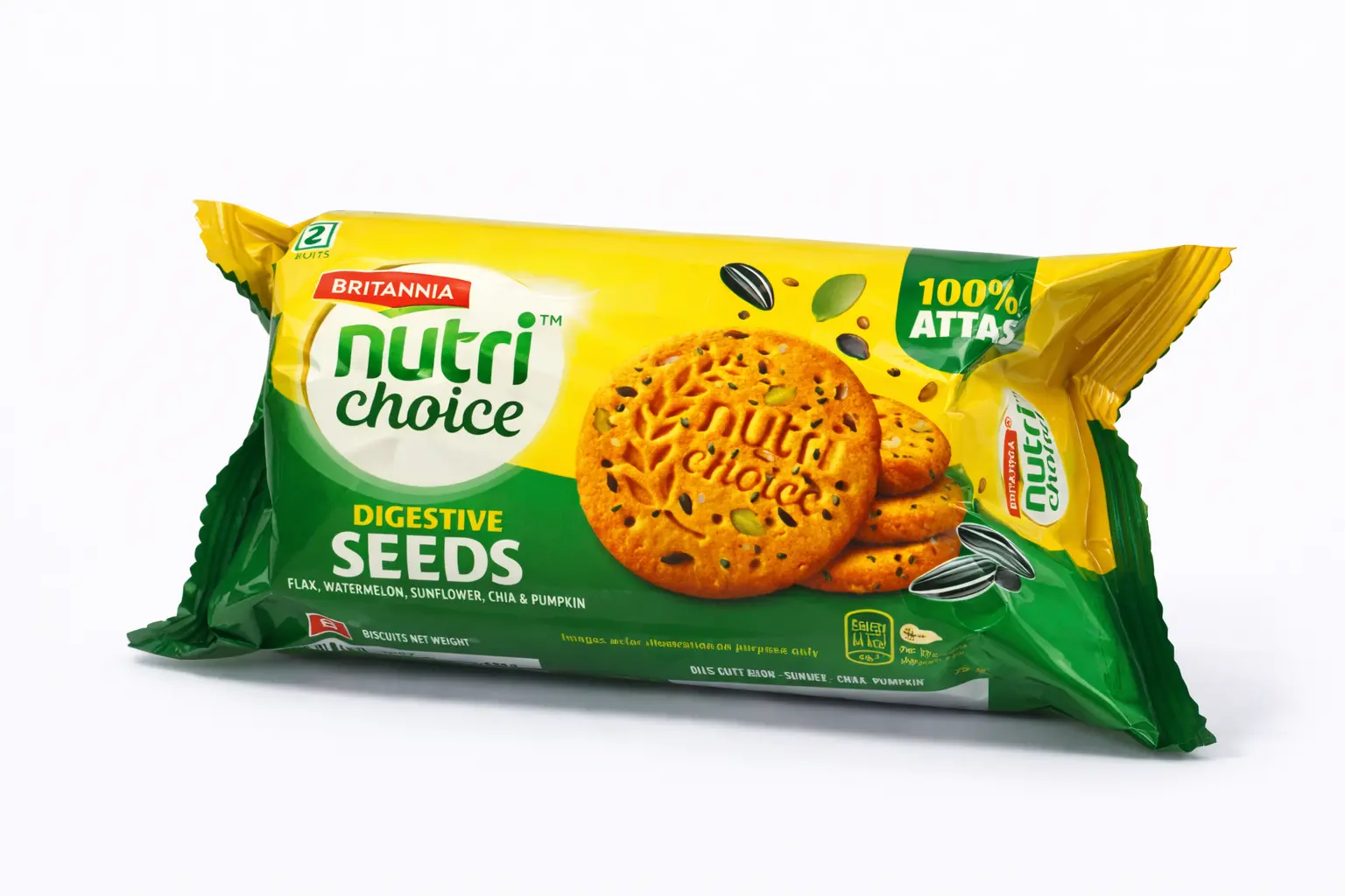 Britannia Nutri Choice Digestive Seeds 100% Atta Biscuits (Rs. 25)
