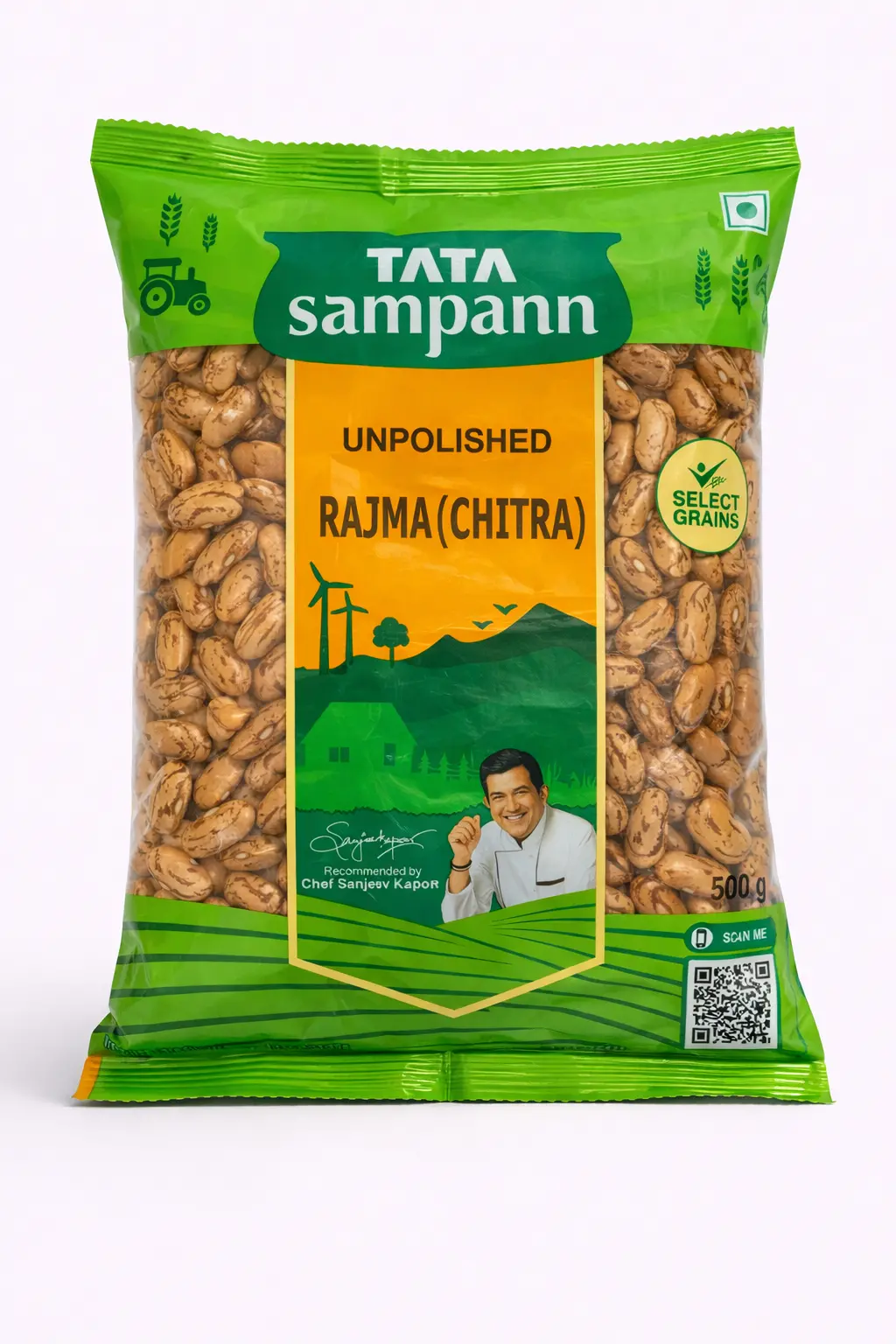 Tata Sampann Unpolished Rajma Chitra - 500 gm