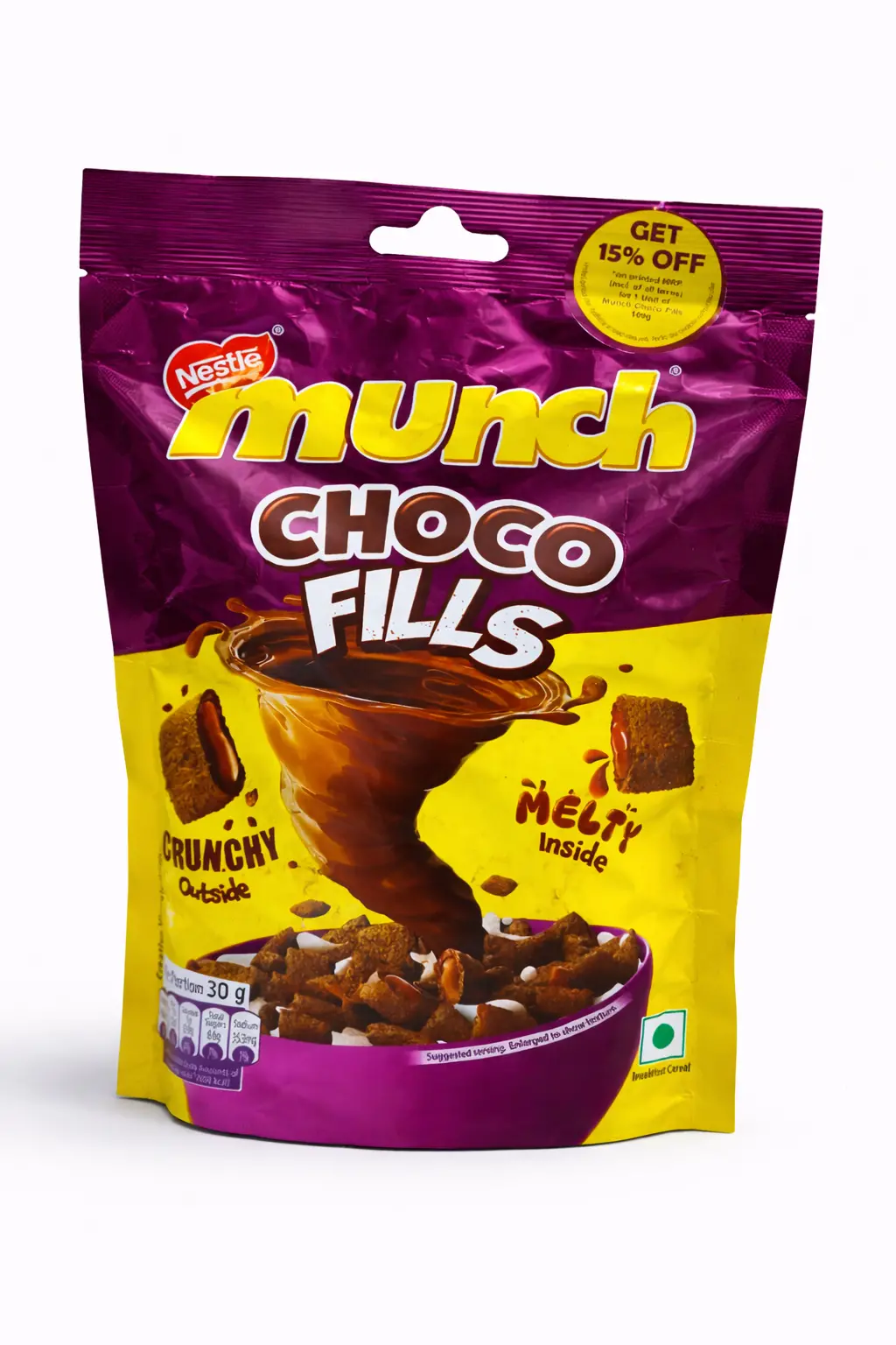 Nestle Munch Choco Fills 100 gm (Rs. 75)