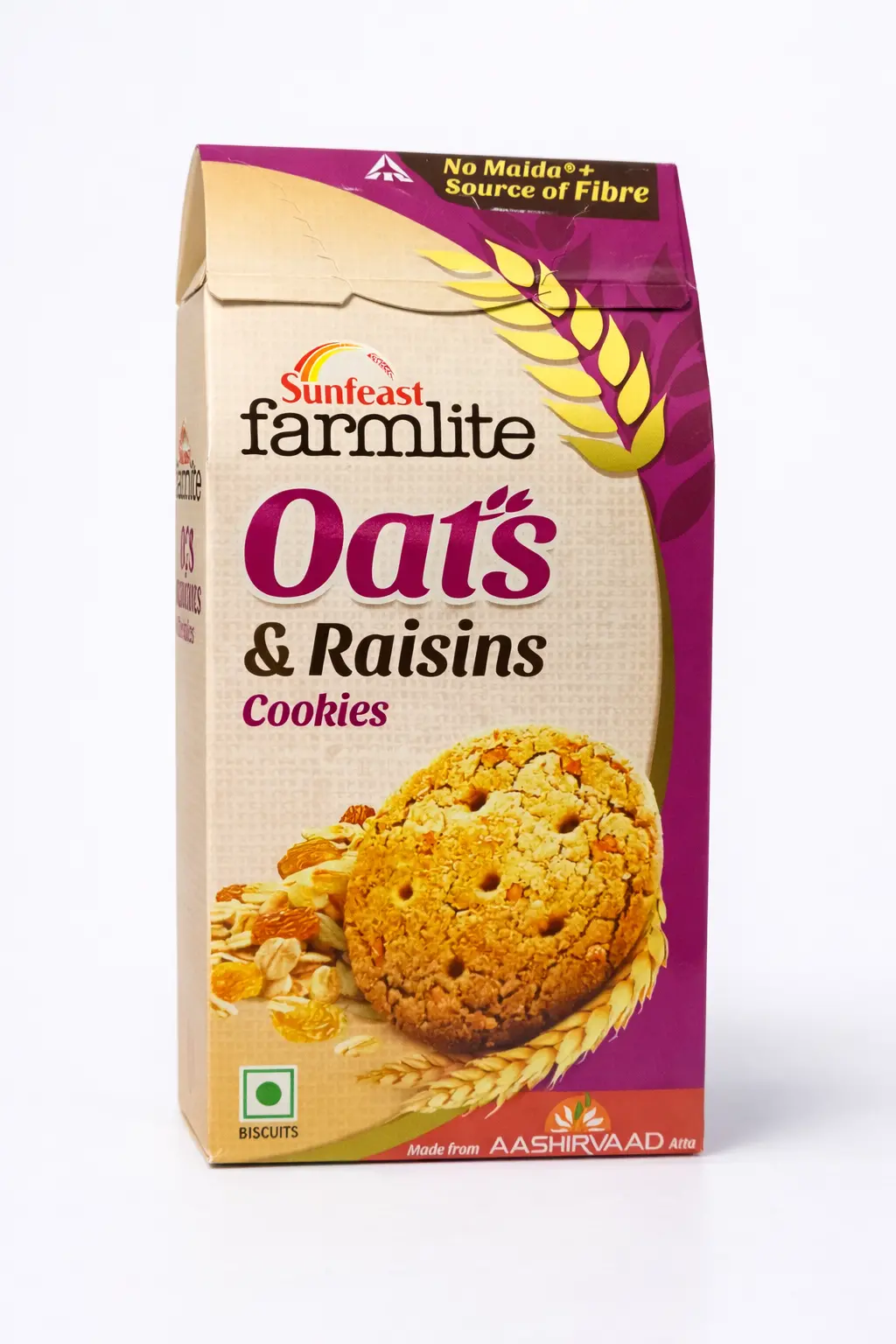 Sunfeast Farmlite Oats Raisins Cookies No Maida 150 gm