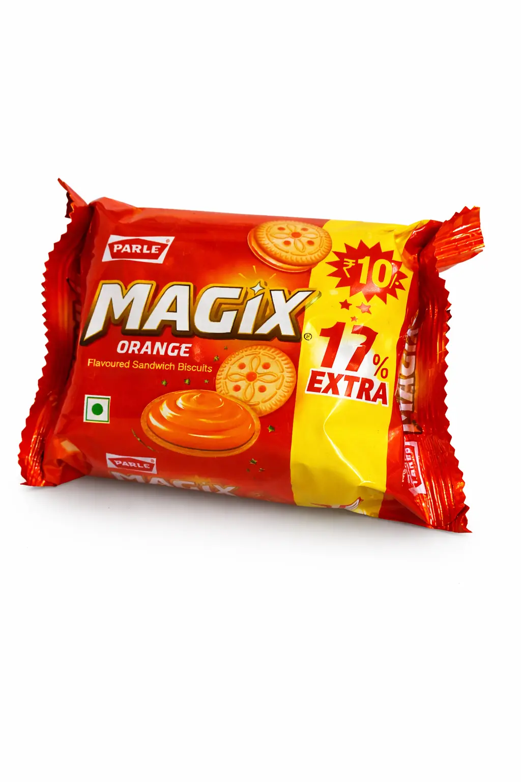 Parle Magix Orange Sandwich Biscuits (Rs. 10)
