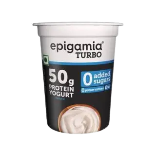 Epigamia Turbo Protein Yogurt 50 g Zero added sugar