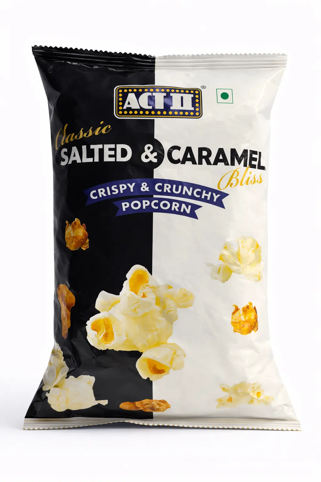 ACT II Classic Salted and Caramel Bliss Popcorn (Rs. 37)