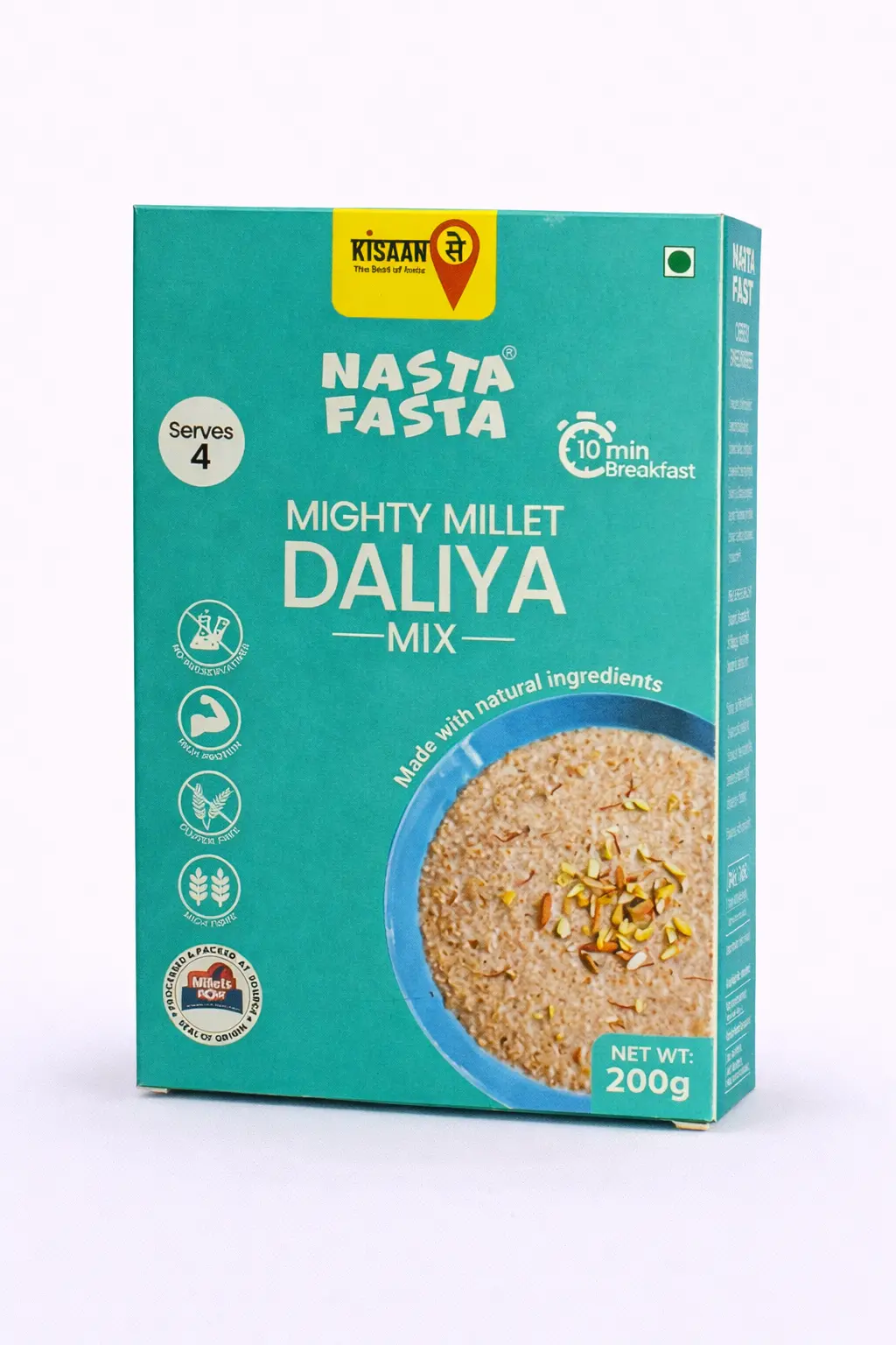 Nasta Fasta Mighty Millet Daliya Mix - 200 gm