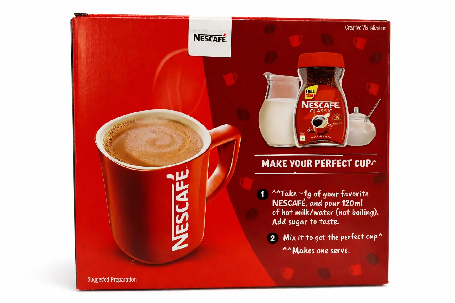 Nescafe Classic Coffee 180 gm With FREE Red Mug
