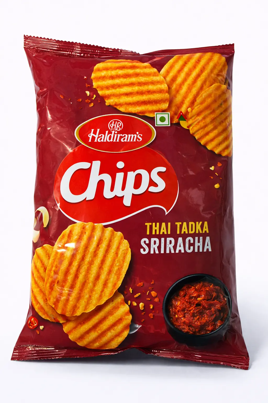 Haldiram’s Chips Thai Tadka Sriracha (Rs. 40)