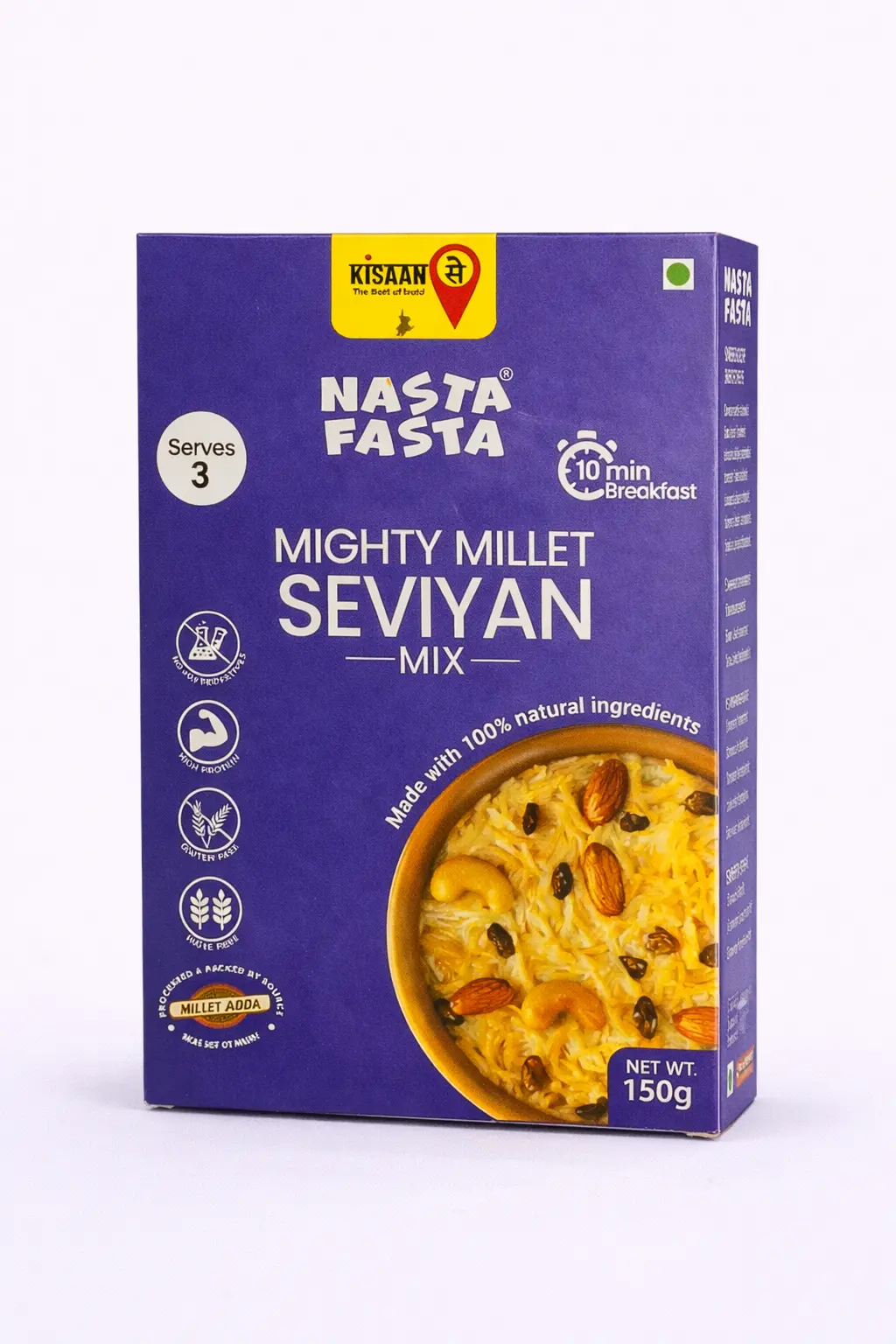 Nasta Fasta Mighty Millet Seviyan Mix - 150 gm