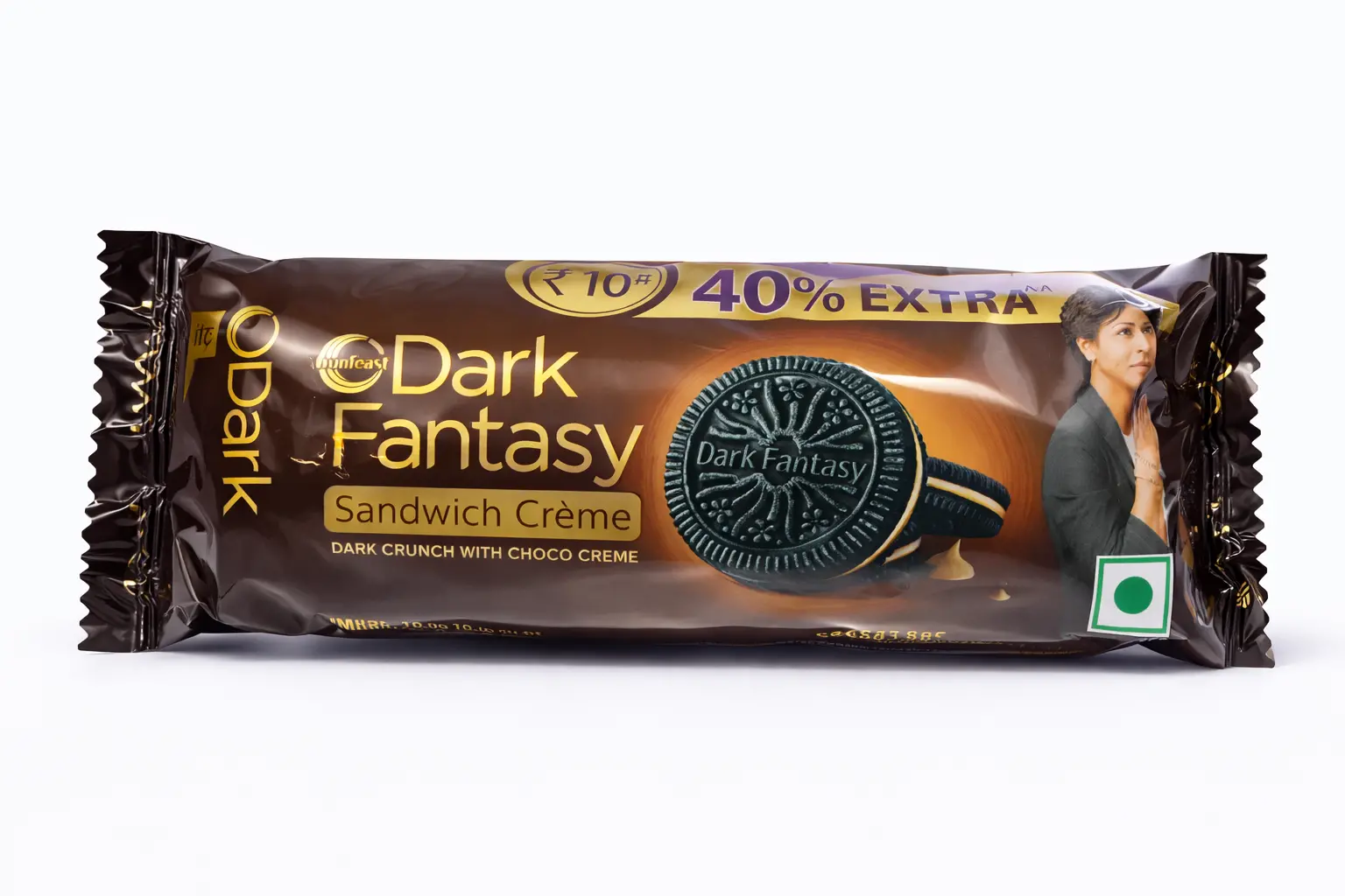 Sunfeast Dark Fantasy Choco Crème Sandwich Biscuit (Rs. 9)