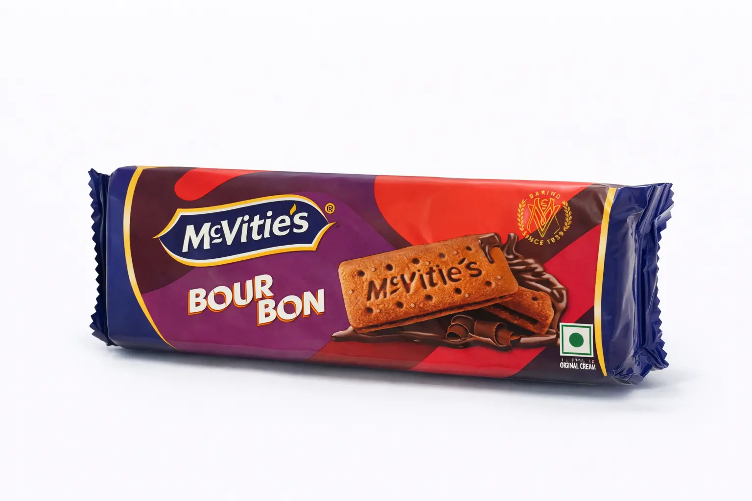 Mc Vities Bourbon Chocolate Cream Sandwich Biscuits 100 gm (Rs. 30)