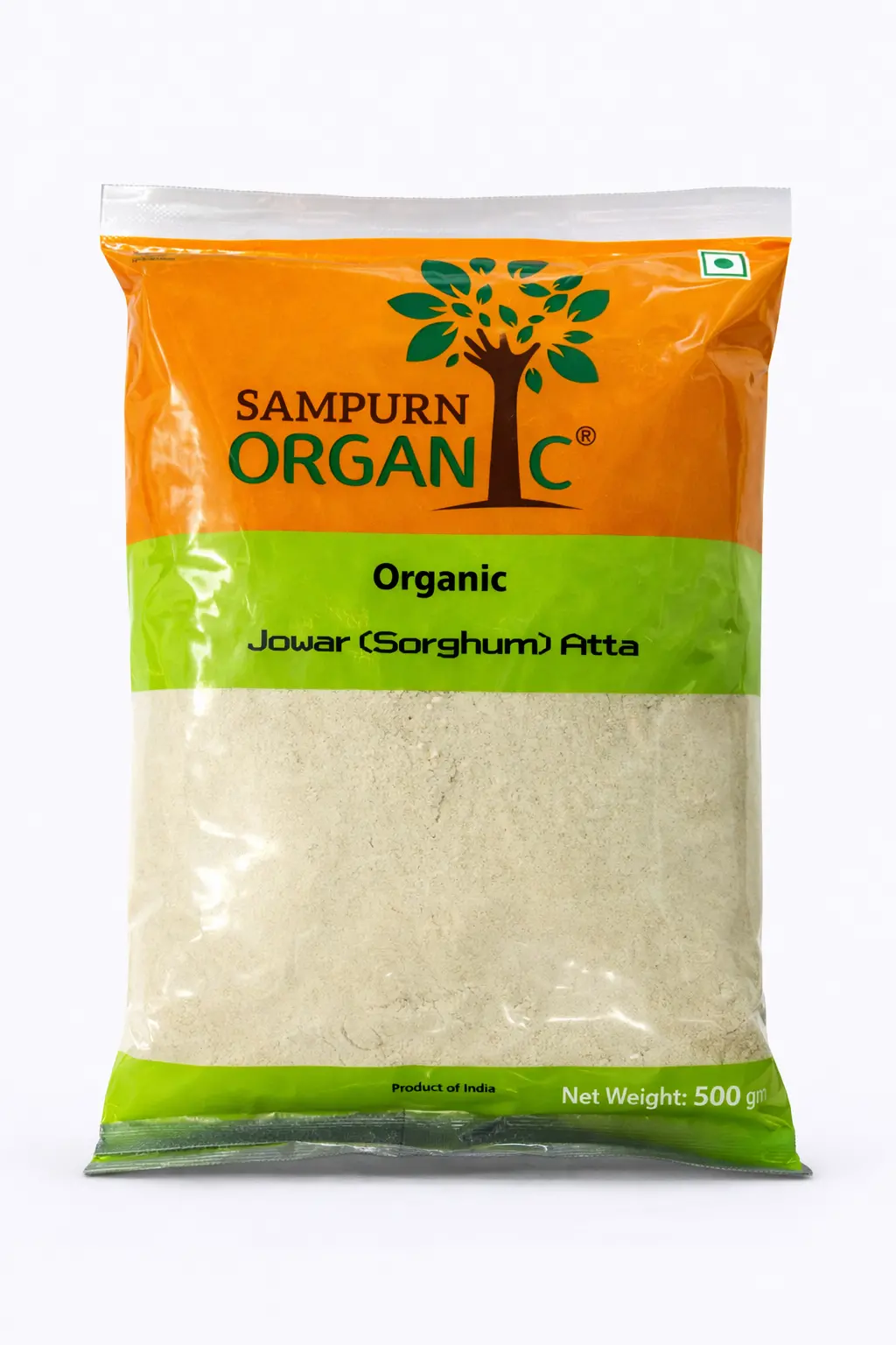 Sampurn Organic Jowar Atta (Sorghum Flour) - 500 gm