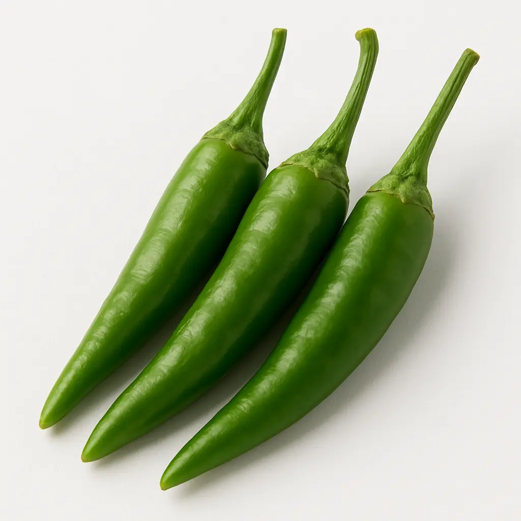 GREEN CHILLI A GRADE 200GM