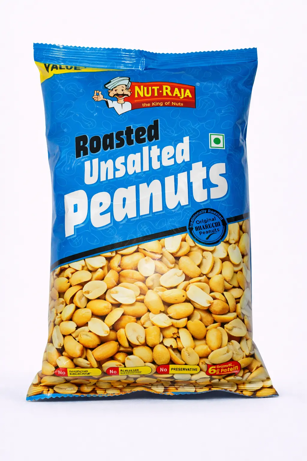 Nut Raja Roasted Unsalted Peanuts 320 gm