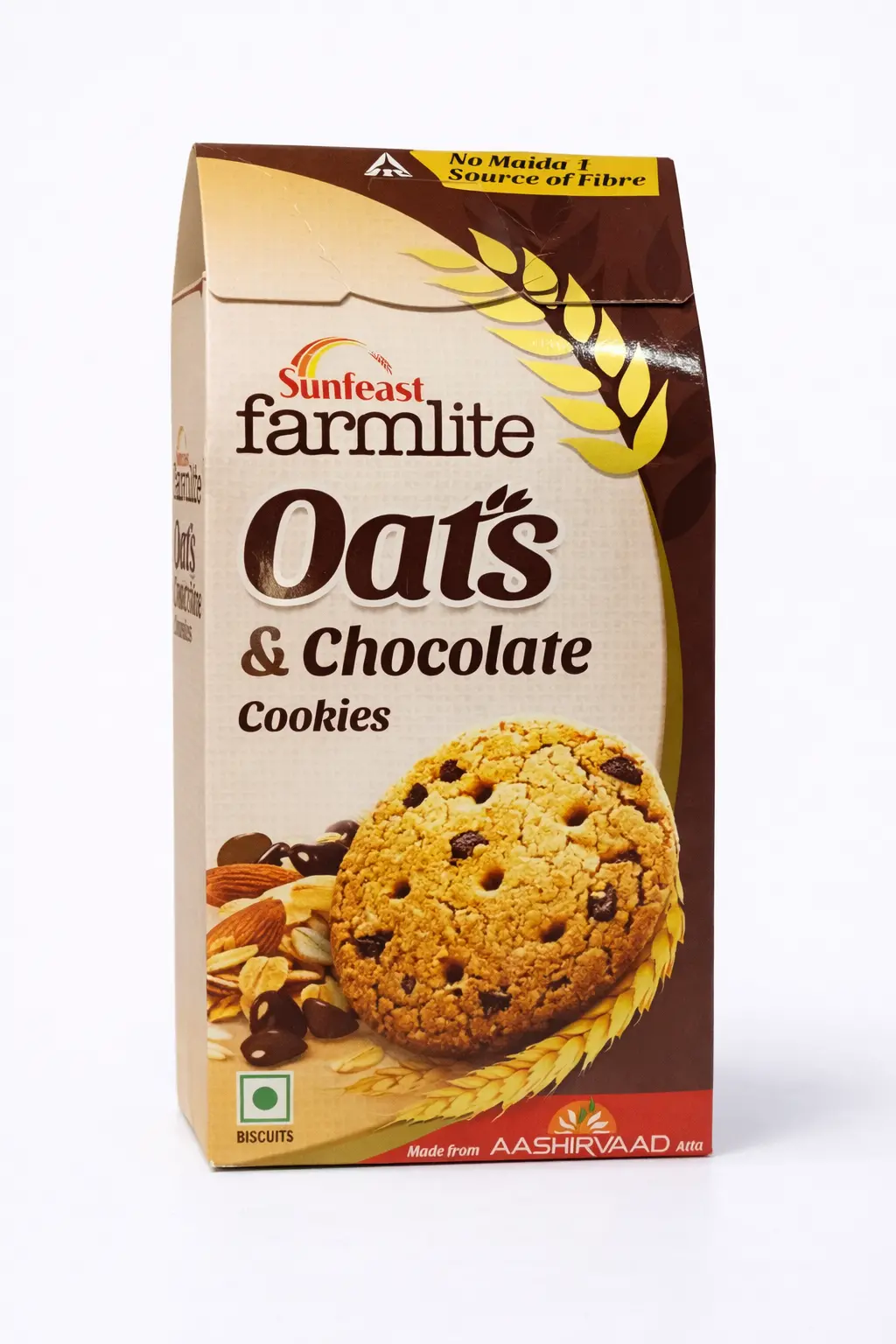 Sunfeast Farmlite Oats Chocolate Cookies 150 gm