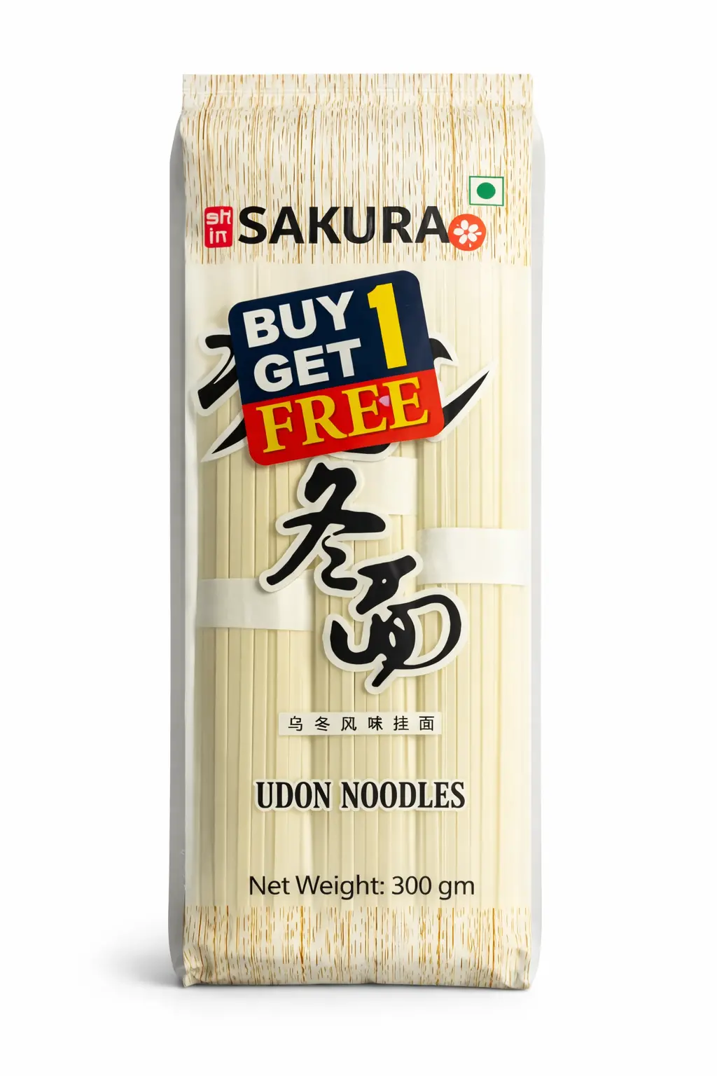 Sakura Udon Noodles - 300 gm (Buy 1 Get 1 Free)