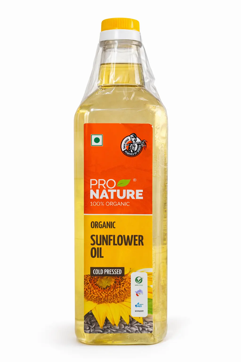 Pro Nature Organic Cold Pressed Sunflower Oil 1 L