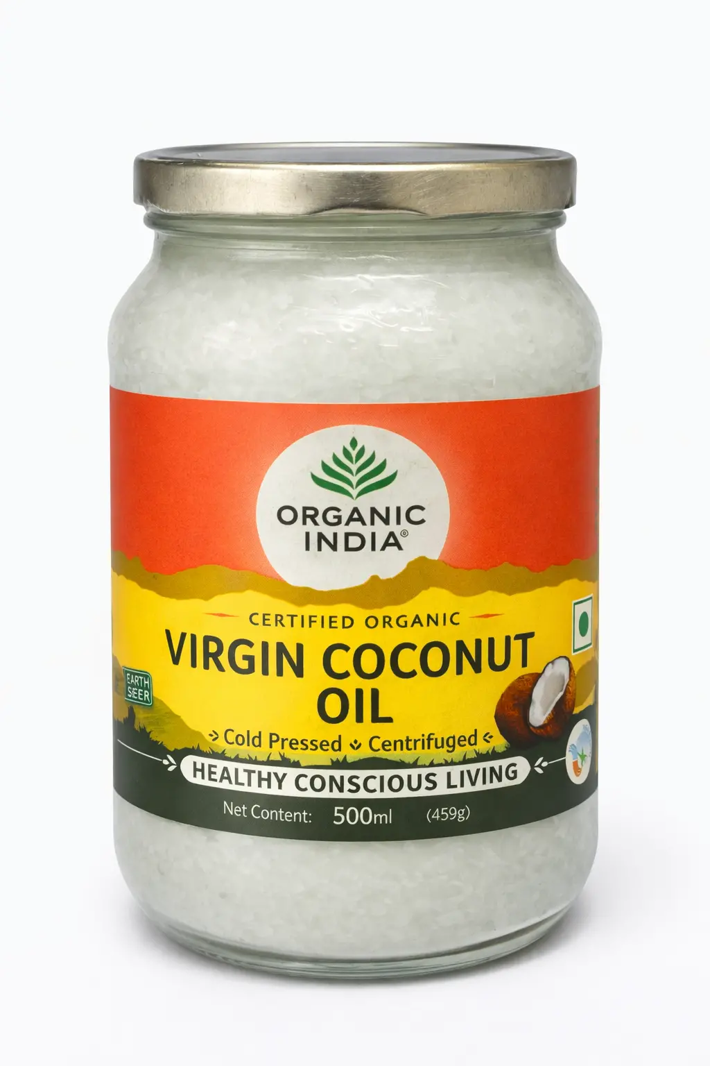 Organic India Virgin Coconut Oil 500 ml
