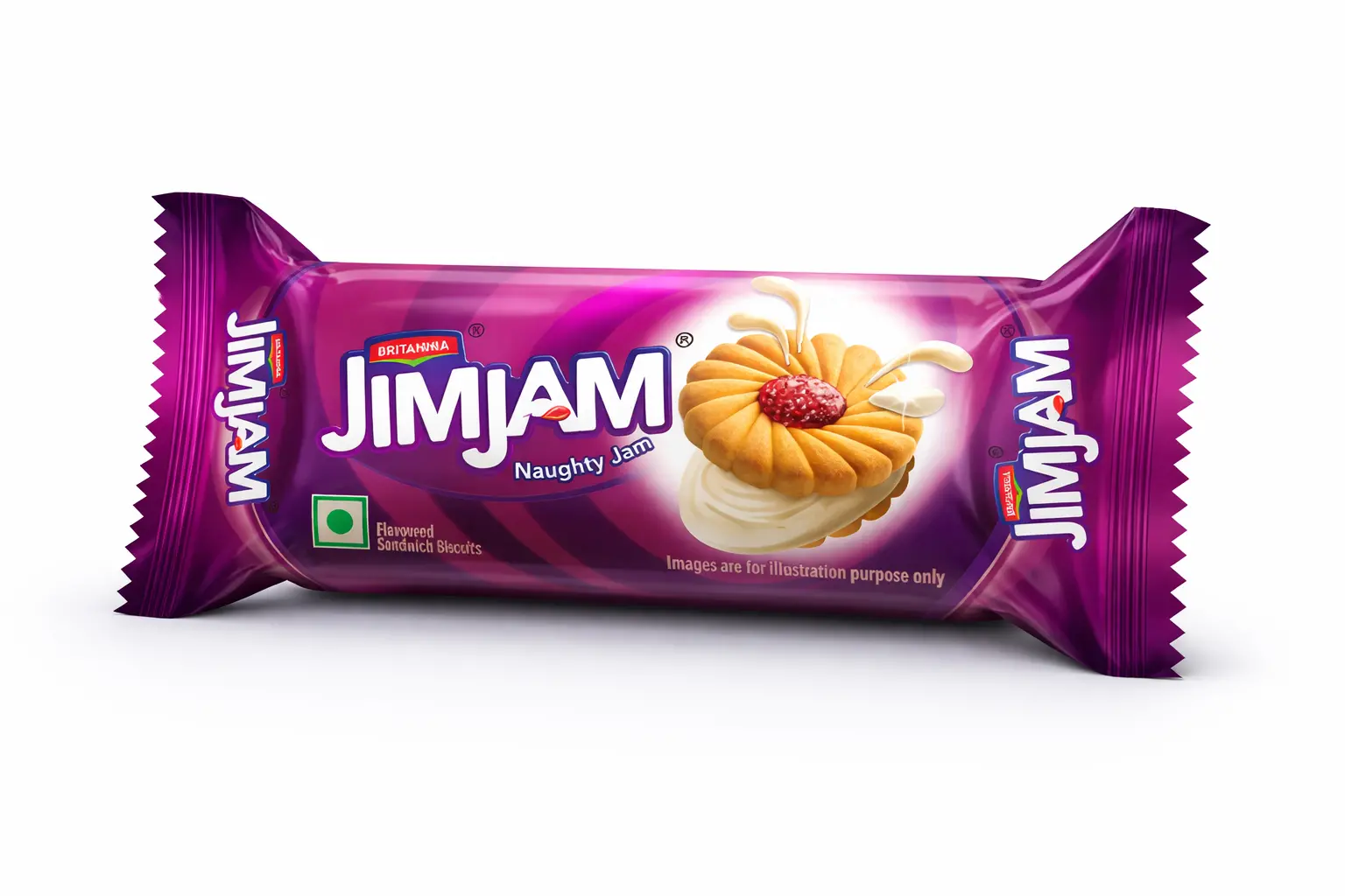 Britannia JimJam Naughty Jam Biscuits (RS. 10)