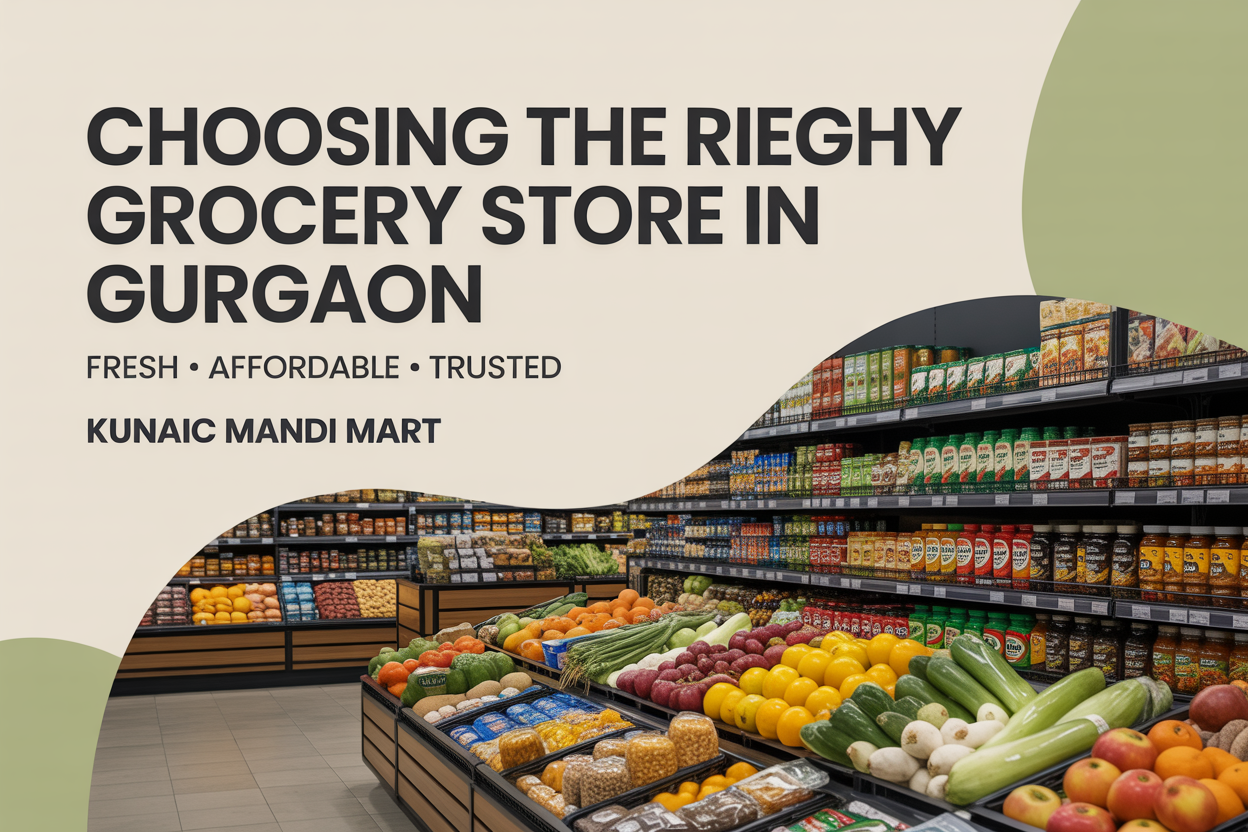 Grocery Store in Gurgaon – Kunaic Mandi Mart