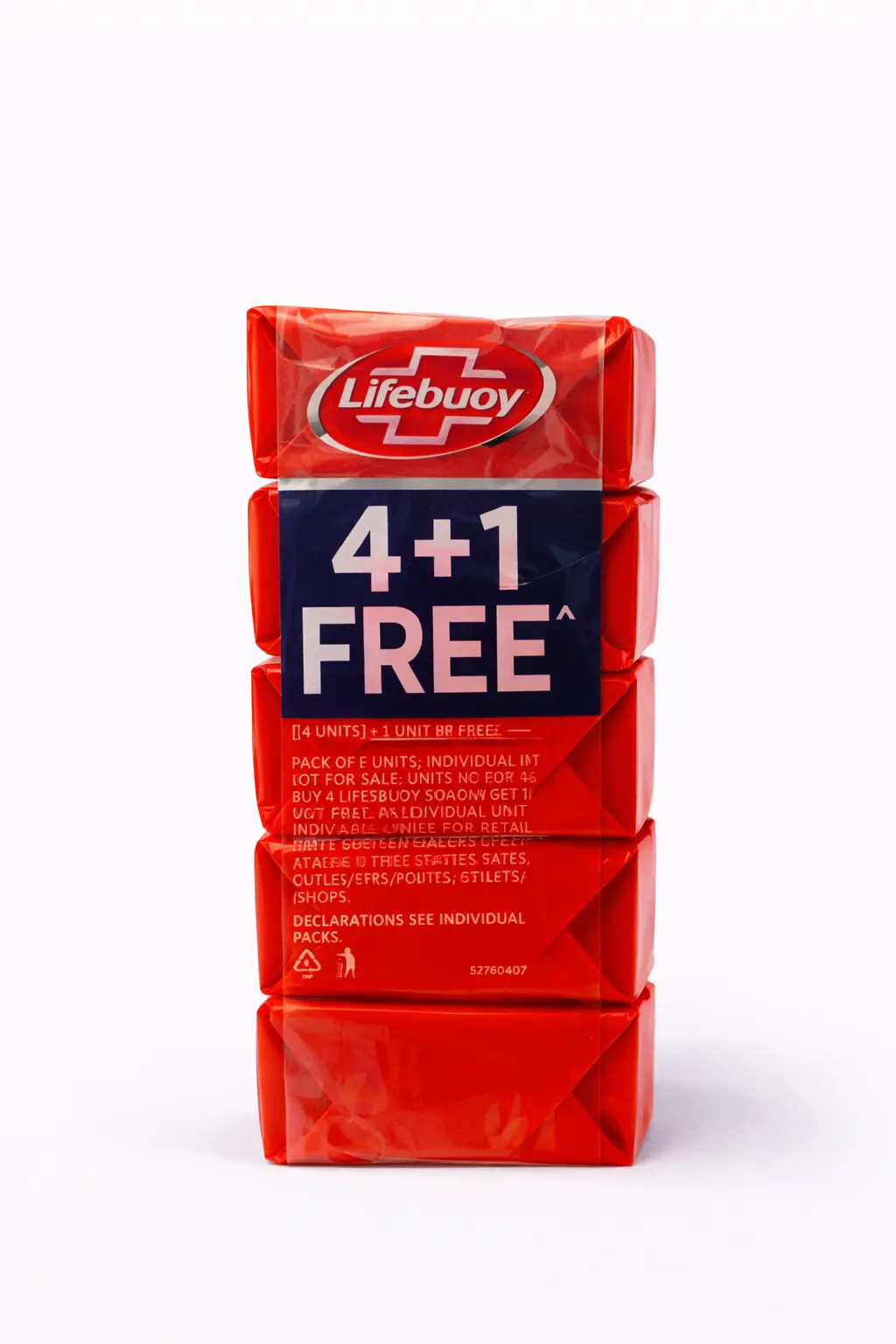 Lifebuoy Germ Protection Soap (4 + 1 FREE) - 100 gm each
